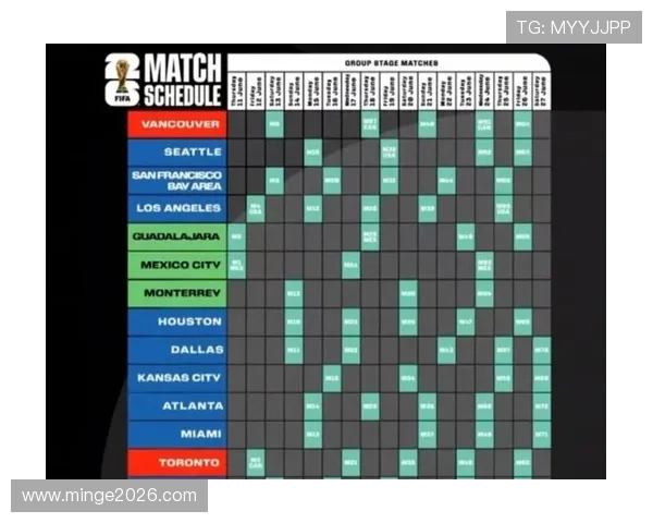 2026年世界杯比赛时间表及地点安排,帮助球迷提前规划观赛行程 2026年世界杯比赛时间表及地点安排,帮助球迷提前规划观赛行程